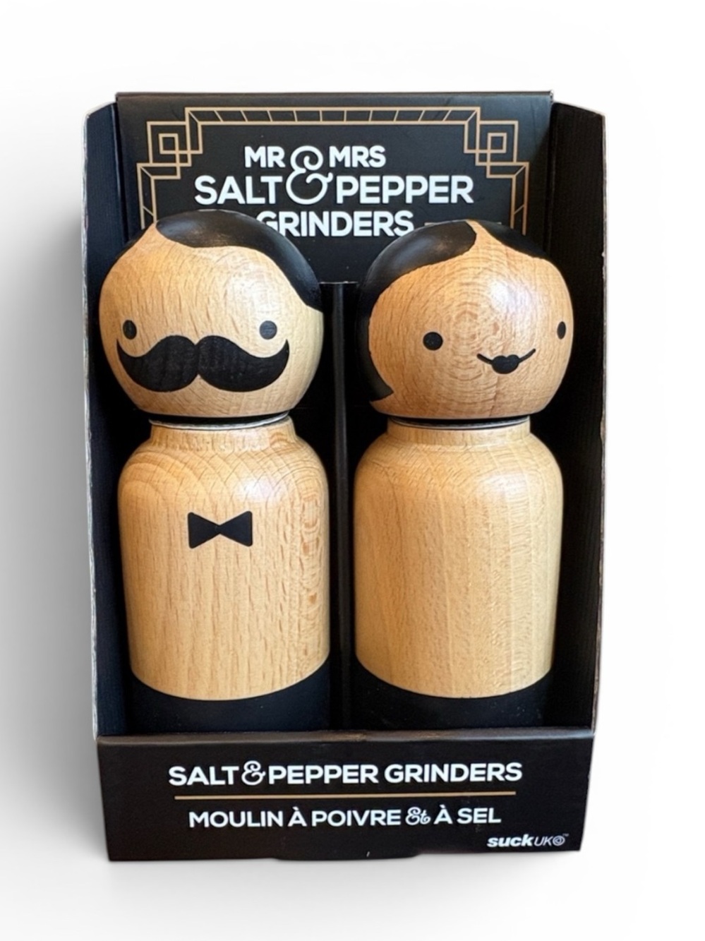 Suck UK Mr. Salt & Mrs. Pepper GrinderS NEW